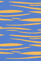 Прямоугольный ковер COMFORT SHAGGY S608 BLUE-YELLOW