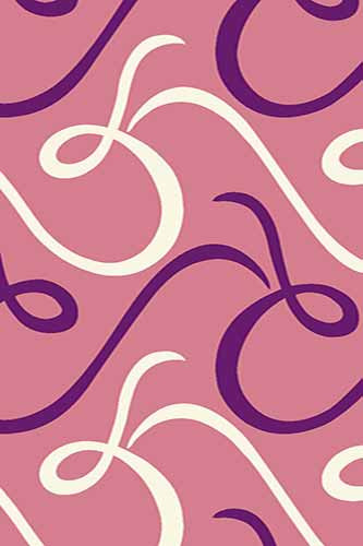 Прямоугольный ковер VISION DELUXE carving V803 PINK