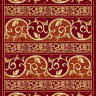 Прямоугольный ковер KAMEA carving 0986 RED