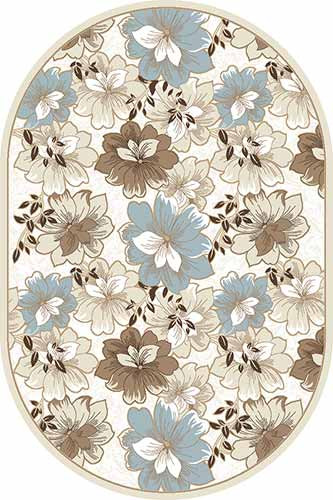Овальный ковер VALENCIA DELUXE D322 CREAM-BROWN