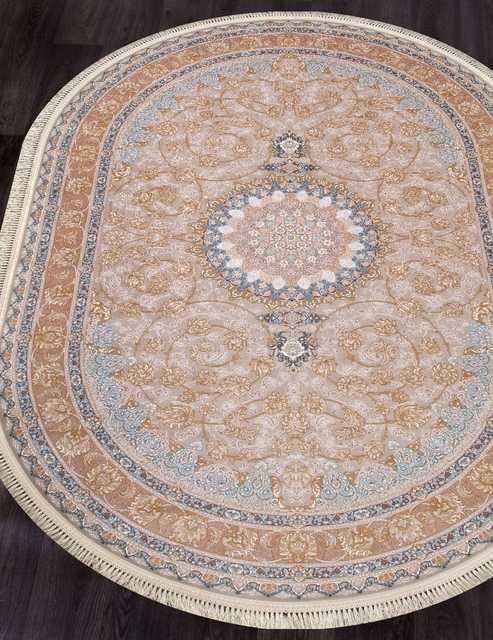 Иранский ковер FARSI-1200-G129-CREAM-OVAL