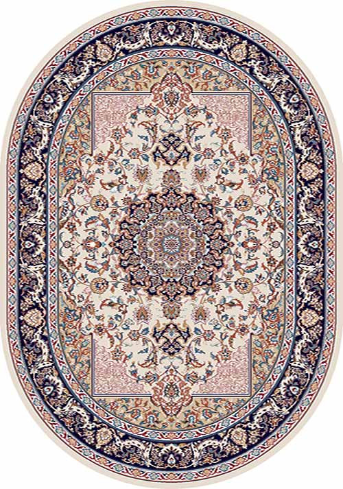 Овальный ковер SHAHREZA D212 CREAM-NAVY