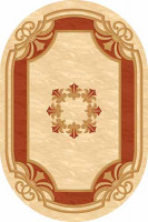 Овальный ковер KAMEA carving 5333 CREAM-TERRA