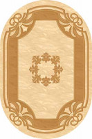 Овальный ковер KAMEA carving 5333 CREAM-YELLOW