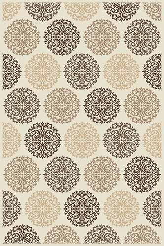 Прямоугольный ковер VALENCIA DELUXE D313 CREAM-BROWN