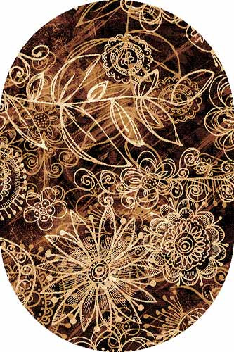 Овальный ковер LAGUNA D354 BROWN
