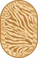 Овальный ковер KAMEA carving 8316 YELLOW