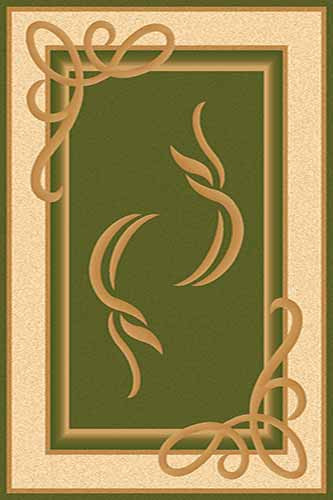 Прямоугольный ковер KAMEA carving A704 GREEN