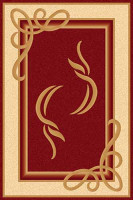 Прямоугольный ковер KAMEA carving A704 RED