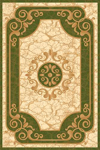 Прямоугольный ковер KAMEA carving D045 GREEN