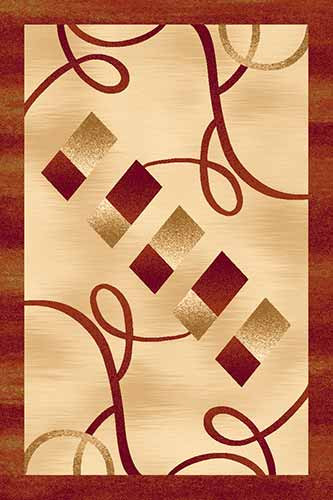 Прямоугольный ковер DA VINCI D054 BEIGE-RED