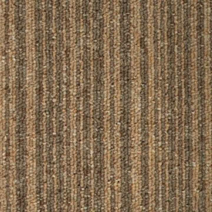 Ковровая Плитка Stripe (Страйп) 123 Карамельный-Серый