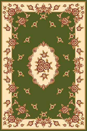 Прямоугольный ковер KAMEA carving D093 GREEN