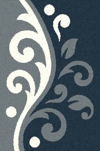 Прямоугольный ковер PLATINUM T621 BLUE-NAVY