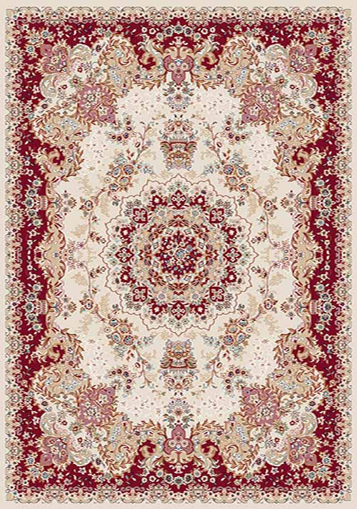 Прямоугольный ковер SHAHREZA D211 CREAM-RED