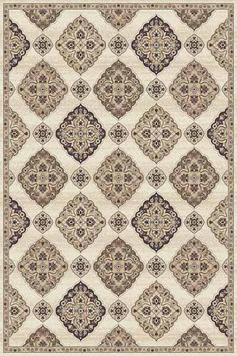 Прямоугольный ковер VALENCIA DELUXE D247 CREAM-BROWN