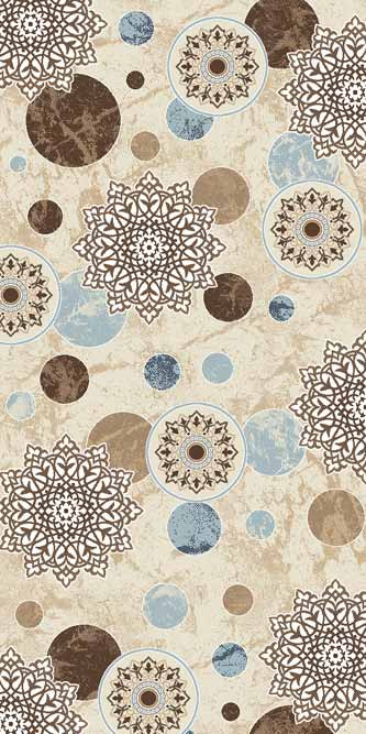 Ковровая VALENCIA DELUXE D309 CREAM-BROWN